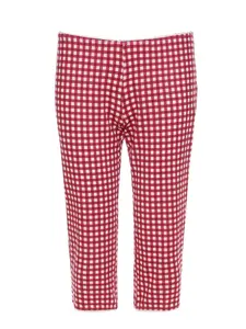 LYD-  Women's Gingham Print Split Hem Capri Pants, Chic Casual Comfy Breathable Trousers for Summer, Fashion Women's Bottoms for Daily Wear -LYD vertical bell loose wide leg pant
