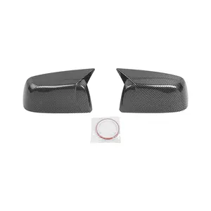 2-Pieces Self-Adhesive UV Resistant Side Rearview Mirror Shell Cover Cap Trim, 2014-2022 Fit Auto Body Replacement Part for Chevy Colorado/GMC Canyon, Two-Pieces