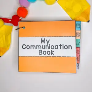 Mini Size- Visual Communication Book for Schedule, Reinforcement, Calming Strategies and Behavior Support