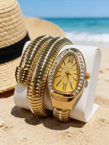 Luxury Fashion Women's Watch, Snake Design, Creative Personalized Bracelet Watch, Best Gift for Students, All Seasons