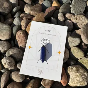 INTP Personalized Crystals for The Logician, MBTI 16 Personalities, Gift for Her, Gem Stones for Intellectual Growth, Birthday Gift