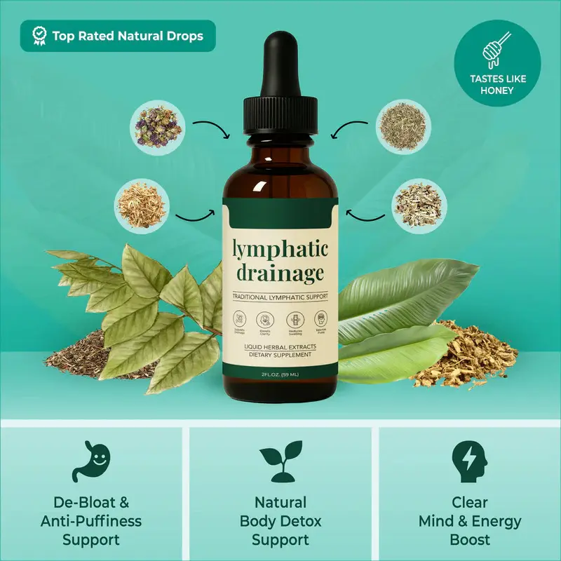Lymphatic Drainage Drops Daily Fluid Balance Support 60ml