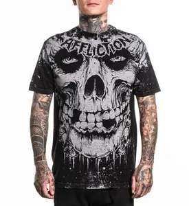 Affliction Men's T-shirt Misfits Skully