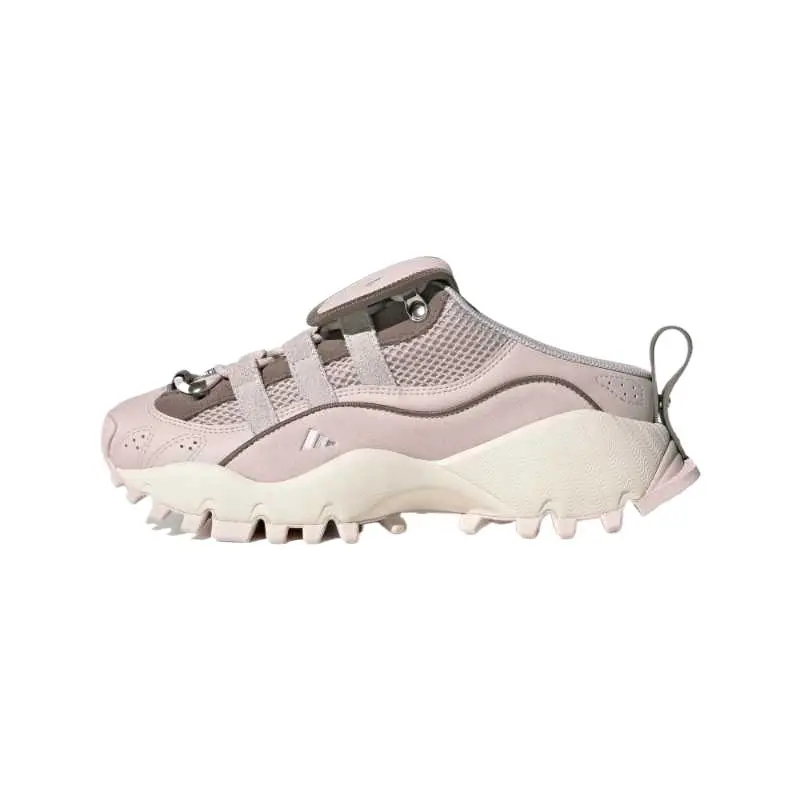 Adidas FOS SEEULATER Mule Women's Low-Top Mesh and Synthetic Leather Comfortable Casual Slip-On Shoes in Purple Pink Trending Shoes, House White Official Shoes to Get / Maison Mihara