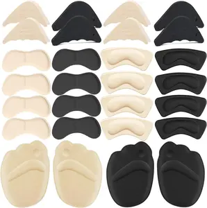 16 Pairs Shoe Filler Heel Pads for Womens Shoes - Shoe Filler for Too Big Shoes Women with Toe Inserts, Toe Inserts for Too Big Fit