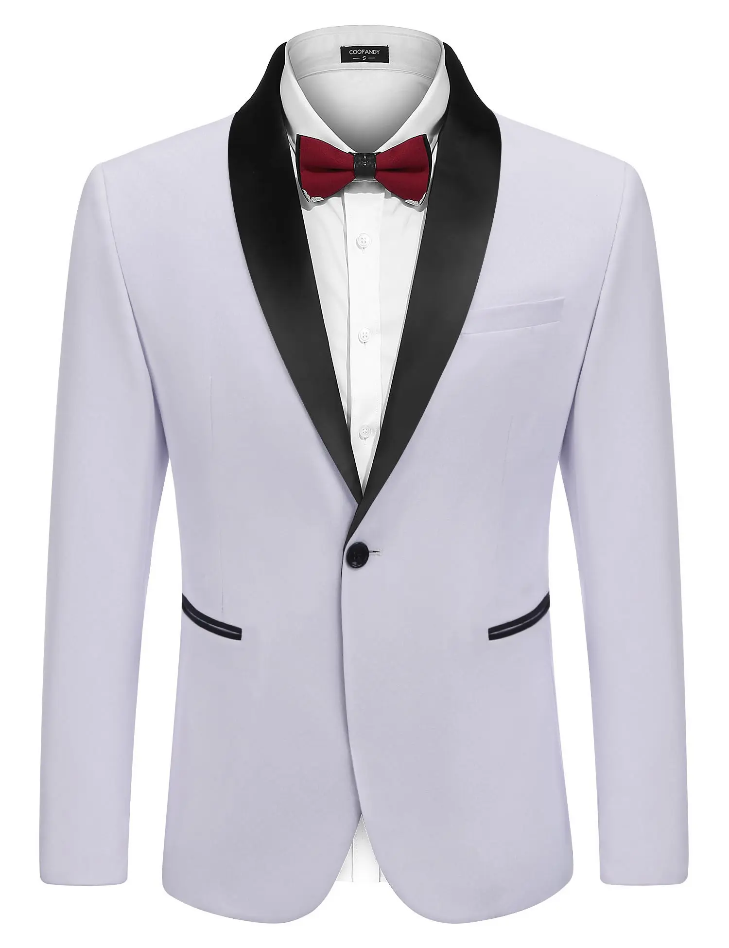 COOFANDY Men's Suit Jacket Slim Fit Casual One Button Blazer Jacket
