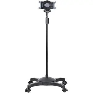 Startech STNDTBLTMOB Durable Computer & Tech Accessories Mobile Tablet Stand - 7-11 in., Height-Adjustable Cart with Lockable Wheels