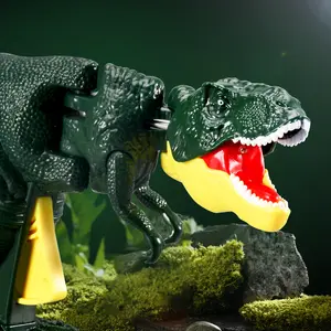 Hamiface Waving Dinosaur, Waving Dino , ZaZaZa Dinosaur Toys, Trigger The T-Rex, Toy, boy girl toy Musical Educational Gift Set Package Green