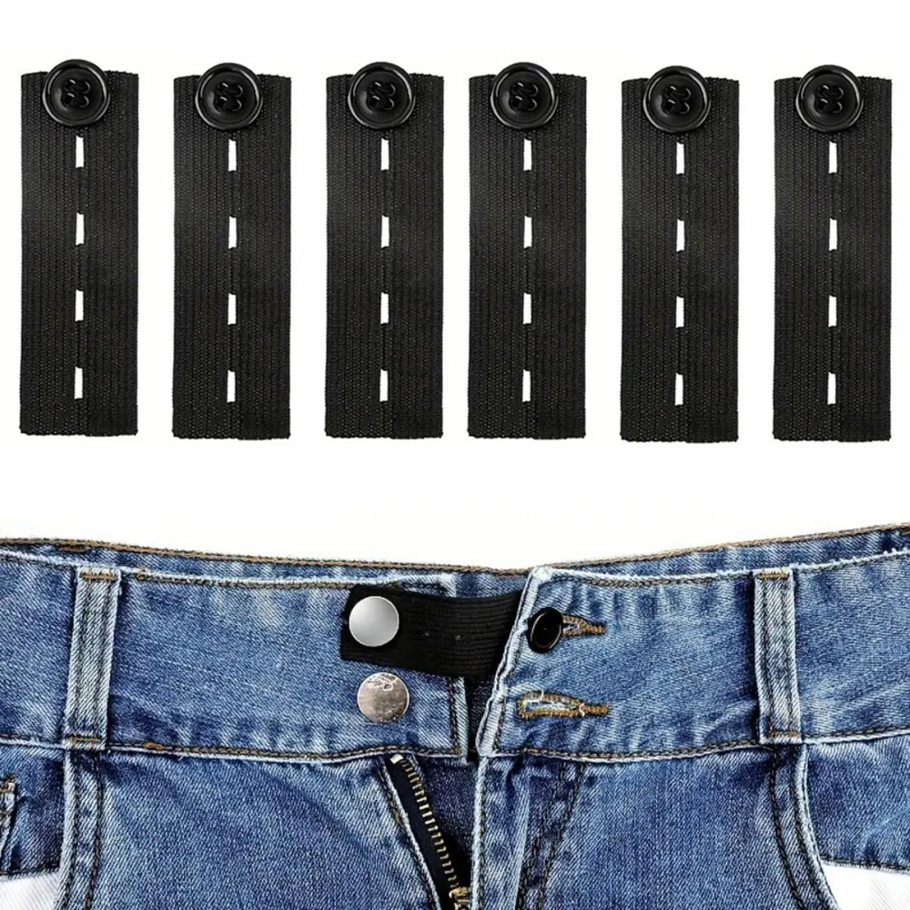 Adjustable Elastic Waist Extender Buckle for Women, Perfect Fit for Pregnant & Plus Size Pants, Essential Clothing Accessory, Adjustable Buttons, Extension, Secure, Versatile