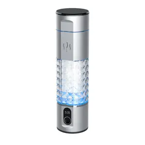 New EHM-H16 Hydrogen Rich Water Bottle Water Electrolysis Ionizer 290ml 5000ppb ultra high concentration Cup Drinkware Bottled Portable Aluminium Tumbler Mug