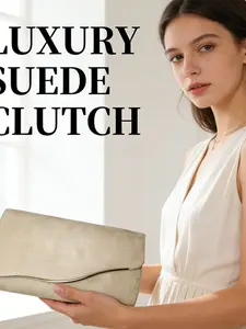 High-Quality Handbag, Durable Construction, Soft Fabric, Comfortable Grip, Perfect for Daily Use & Casual Gatherings