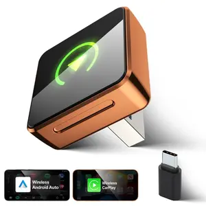 Smart Wireless CarPlay Box USB Adapter Dongle Stable Connection No Lag Support Mirror Link for Car Multimedia System