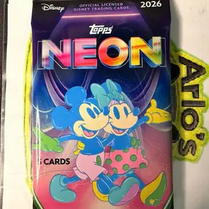 Single pack 2026 Topps Disney Neon