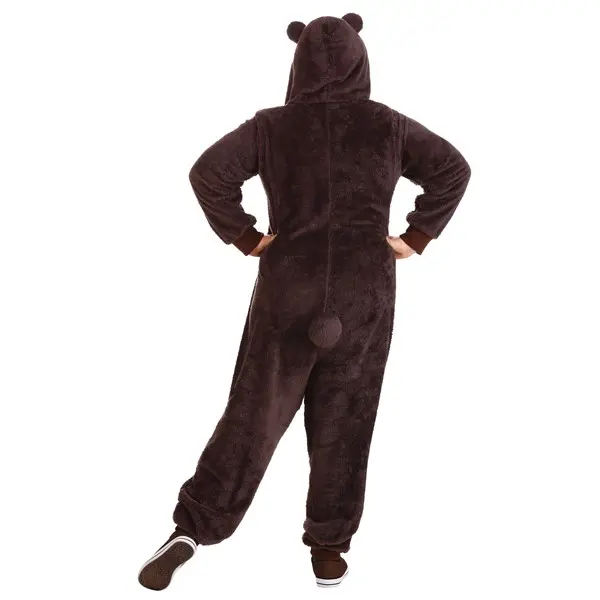 Plus Size Brown Bear Adult Onesie Costume