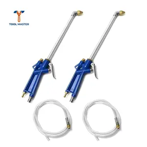 2-Pack High-Pressure Pneumatic Air Blow Gun Cleaning Tool with Alloy Grip & Hose Set, Engine Degreaser Sprayer for Car Engine, Narrow Areas