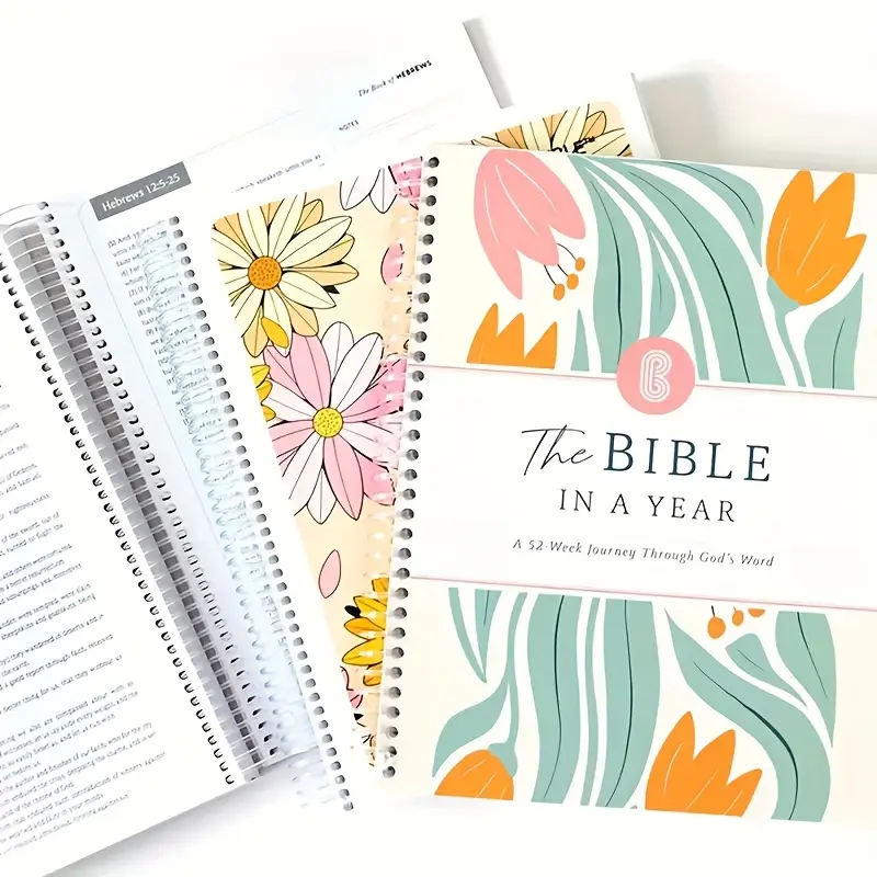 The Study the Bible for 1 year-52 Week BibleJournal, BibleStudy Book,Christmas Gift for Women &Men YearlongSpiritual spiritual journey gift workbook journal
