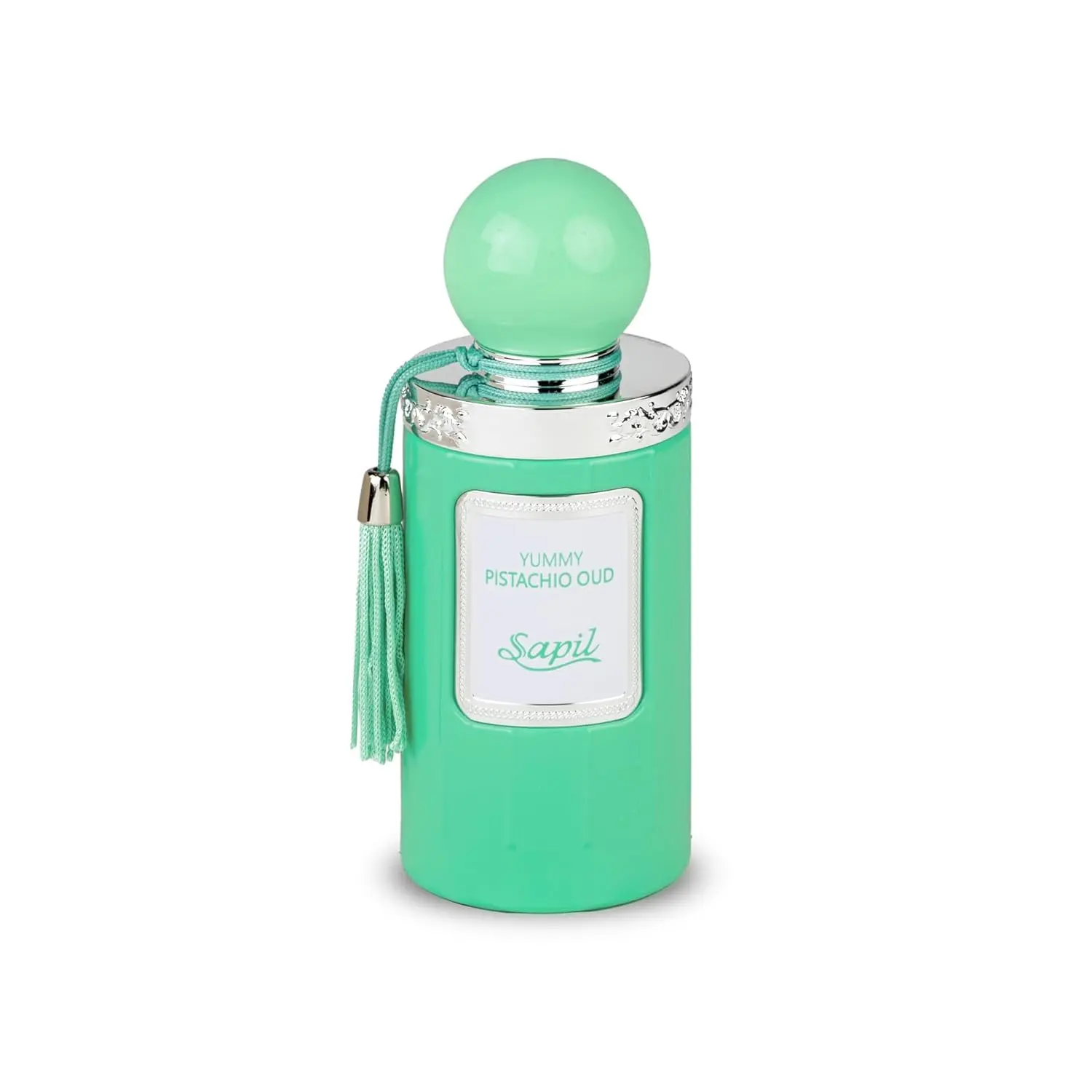 Sapil Yummy Pistachio Oud Unisex Perfume – Sweet Gourmand Arabic Fragrance with Pistachio, Vanilla, Hazelnut & Oud – Long-Lasting Dubai Perfume for Men & Women – 3.4 oz Eau de Parfum