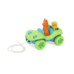 Green Toys Dune Buggy Pull Toy - Green