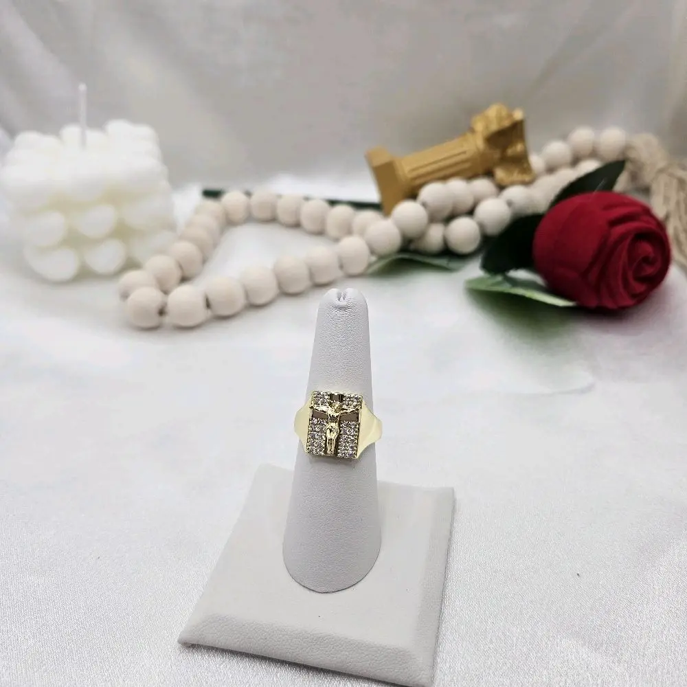 LaYaiBoutique #2429 Jesus Christ ring 14k gold plated High Quality