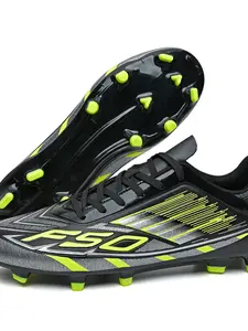 Fashion Breathable Football Shoes Fg/ag Long Studs, Suitable for Training and Matches, All-Season Anti-Slip Sports Shoes, Durable and Ankle Protection, Football Boots