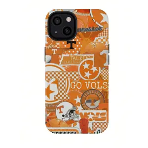 Volunteers Phone Case - Football-Inspired Fun & Stylish Design |       Orange & White Team Spirit |     Available 17/ 17 Air/ 17 Pro/ 17 Pro Max/16 Pro Max/15 Pro Max/14 Pro Max/13 Pro Max/12 Pro Max
