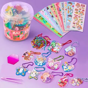 Cute Cartoon Sticker Set, Sticker Sheets, DIY Handmade Scrapbooking Craft Kit Toys, Creative Art Supplies for Kids, Birthday Gift for Girls