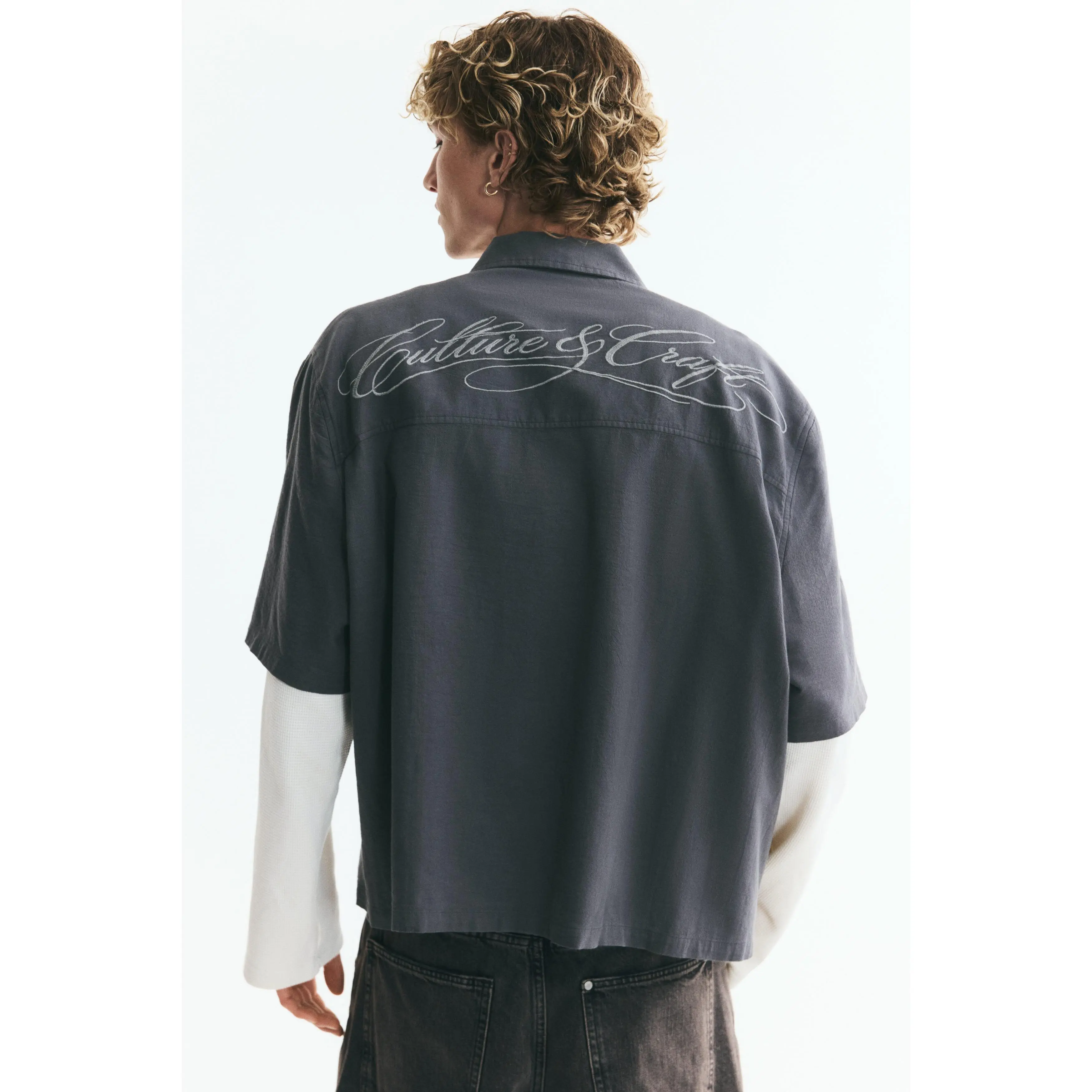 H&M Relaxed Fit Layered shirt