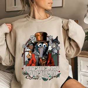 Retro Muppet Christmas Carol Shirt, Vintage 90s Muppets Shirt, Light The Lamp Not The Rat Shirt, Muppets Fans Shirt