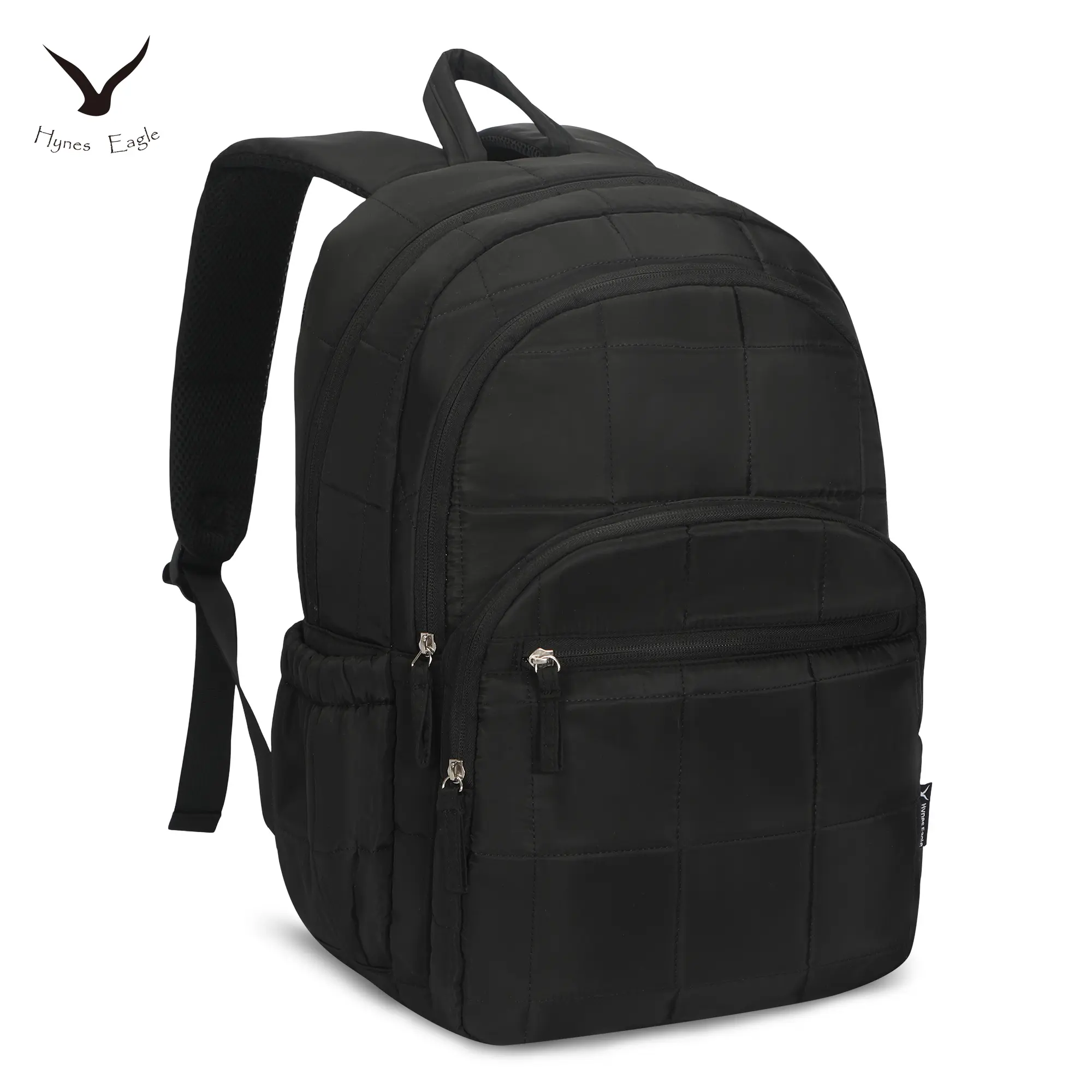 HYNES EAGLE College Laptop Backpack, Travel Personal Item Backpack for Women, Water-repellent Nylon Work Bag Quilted Casual Daypack Fit 16 inch Laptop, School Backpack with Multiple Pockets summerwins