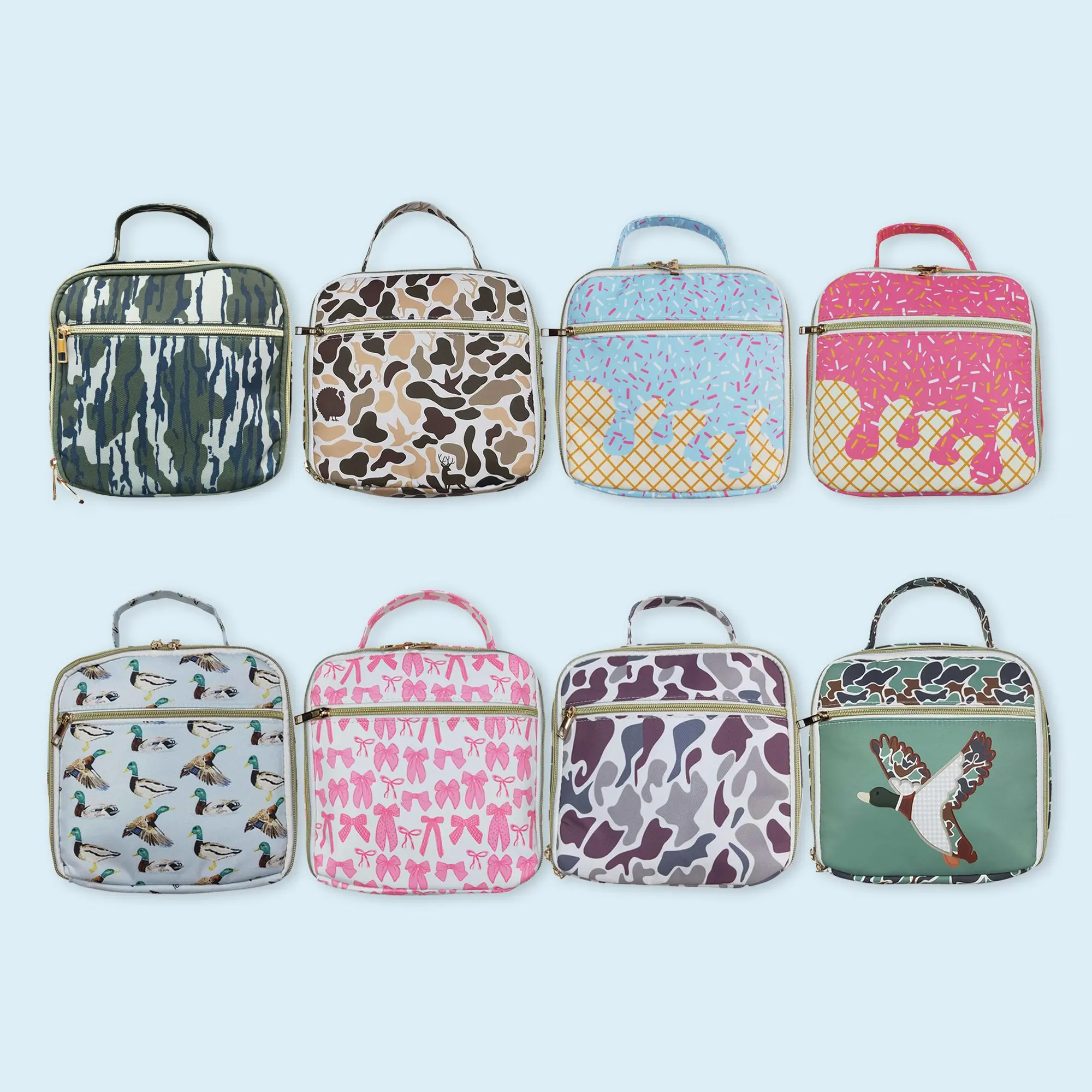 Mallard duck kids baby lunch box bag