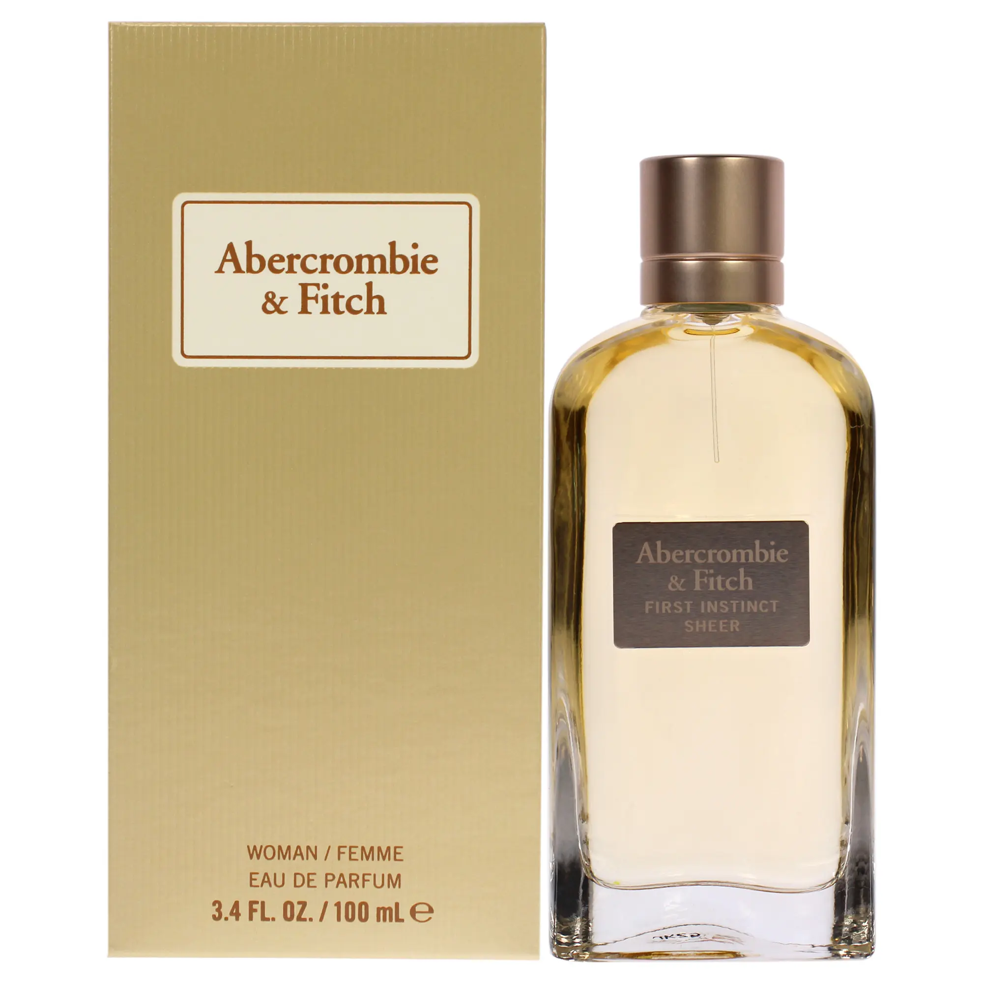 Abercrombie and Fitch First Instinct Sheer For Women 3.4 oz EDP Spray Abercrombie and Fitch First Instinct Sheer For Women 3.4 oz EDP Spray