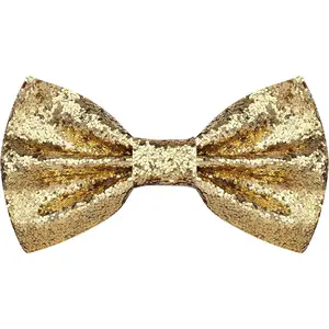 Men's Pre-Tied Bow Tie, Tux Bowtie Solid Color Neck Bow Ties Adjustable Length Formal Satin Bow Tie for Wedding