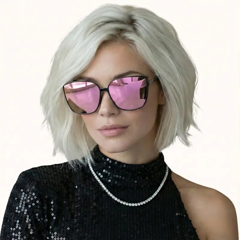 DAX EYEWEAR Ember Sunglasses - Oversized Brown Cheetah Shade  display picture 2