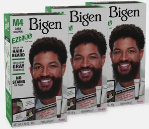 3 Pack Bigen EZ Color For Men M4 Dark Brown