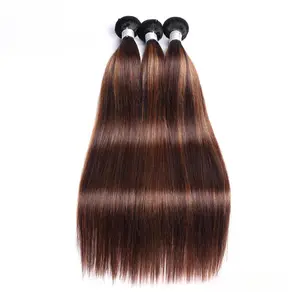 DB-T1B-4/30 # Straight Human Hair Bundles Ombre Virgin Weave Extensions-DB,summervibes