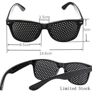 two piece - Unisex Pinhole Glasses Anti-Myopia AstigmatismGlassesMen's Women's Vision lmprovement StrabismusCorrectionFatigue Glasses