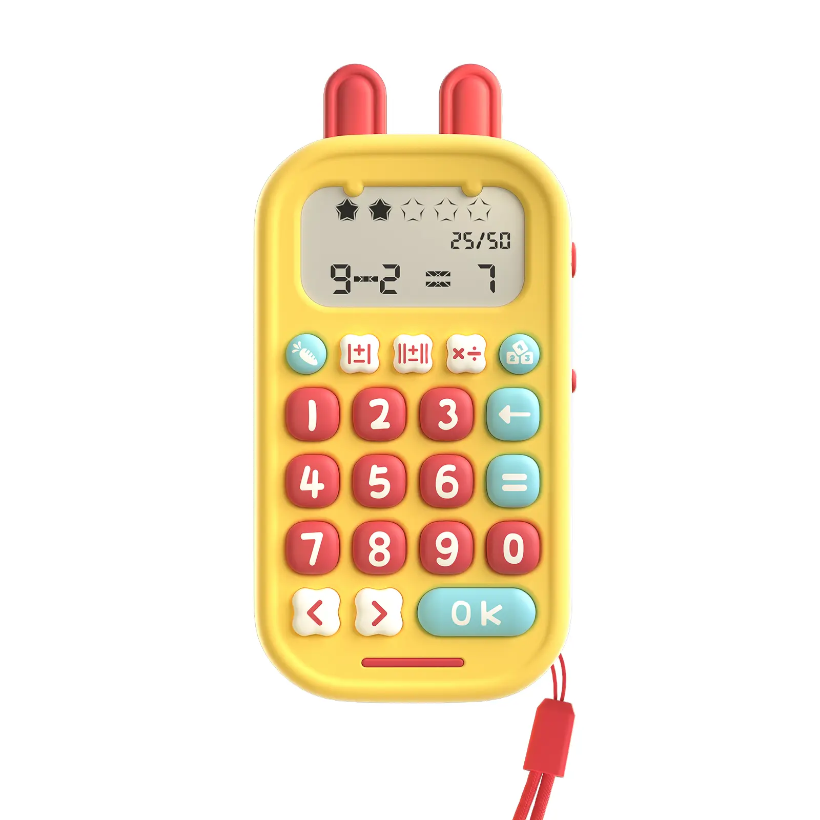 alilo Math Games for Kids Ages 3-12, Portable Math Toys for Practicing Addition, Subtraction, Multiplication and Division, Fun Educational Toy with 5 Modes, 19 Math Games, and 50K Math Questions