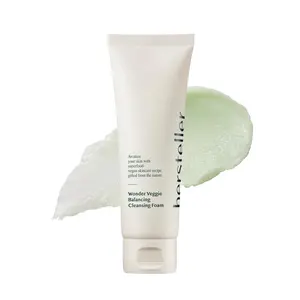 Hersteller Wonder Veggie Balancing Cleansing Foam 4.06 fl oz Vegan Hydrating Soothing Foaming Cleanser Face Wash Makeup Remover Korean Skincare
