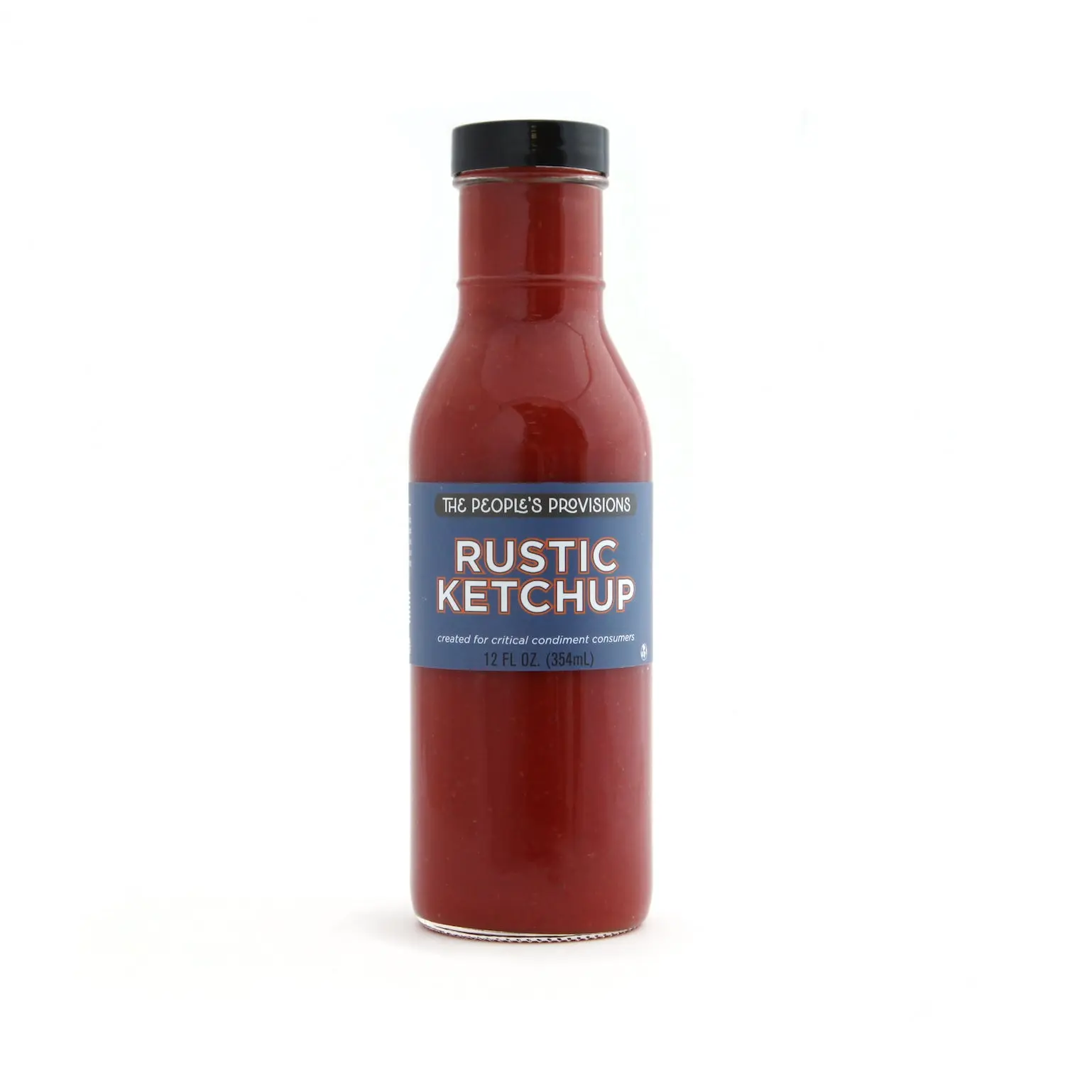 Rustic Ketchup 12oz Bottle - Natural Rustic Tomato Ketchup