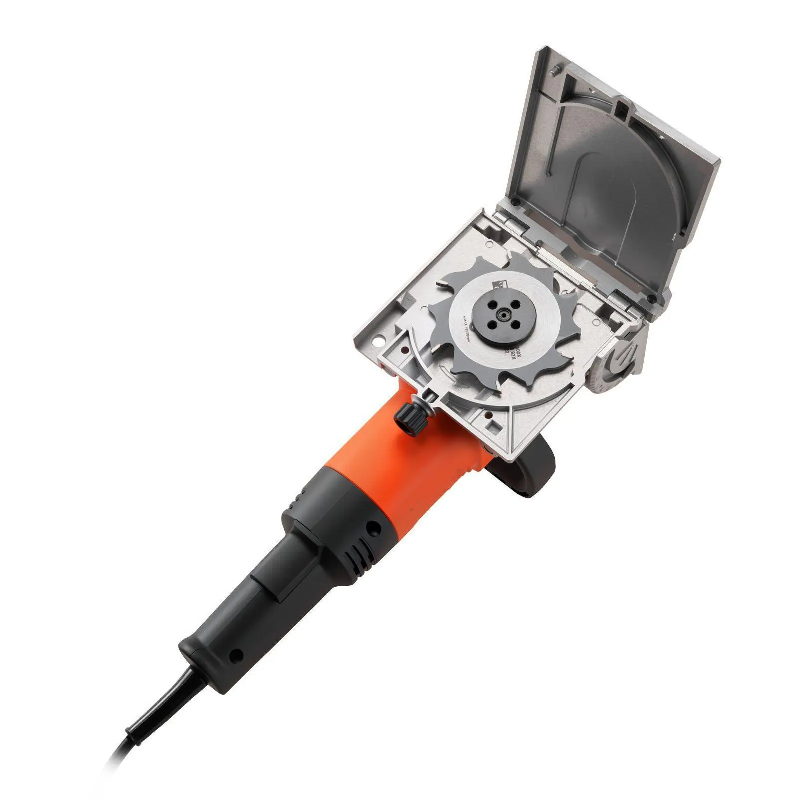 Biscuit Joiner, 760W 11,600 RPM Wood Joiner Kit with 5.9A, 6 Depth Settings, Adjustable Angle, 45 Notch, Carbide Blade, Dust Bag for Furniture & Cabinetry Default