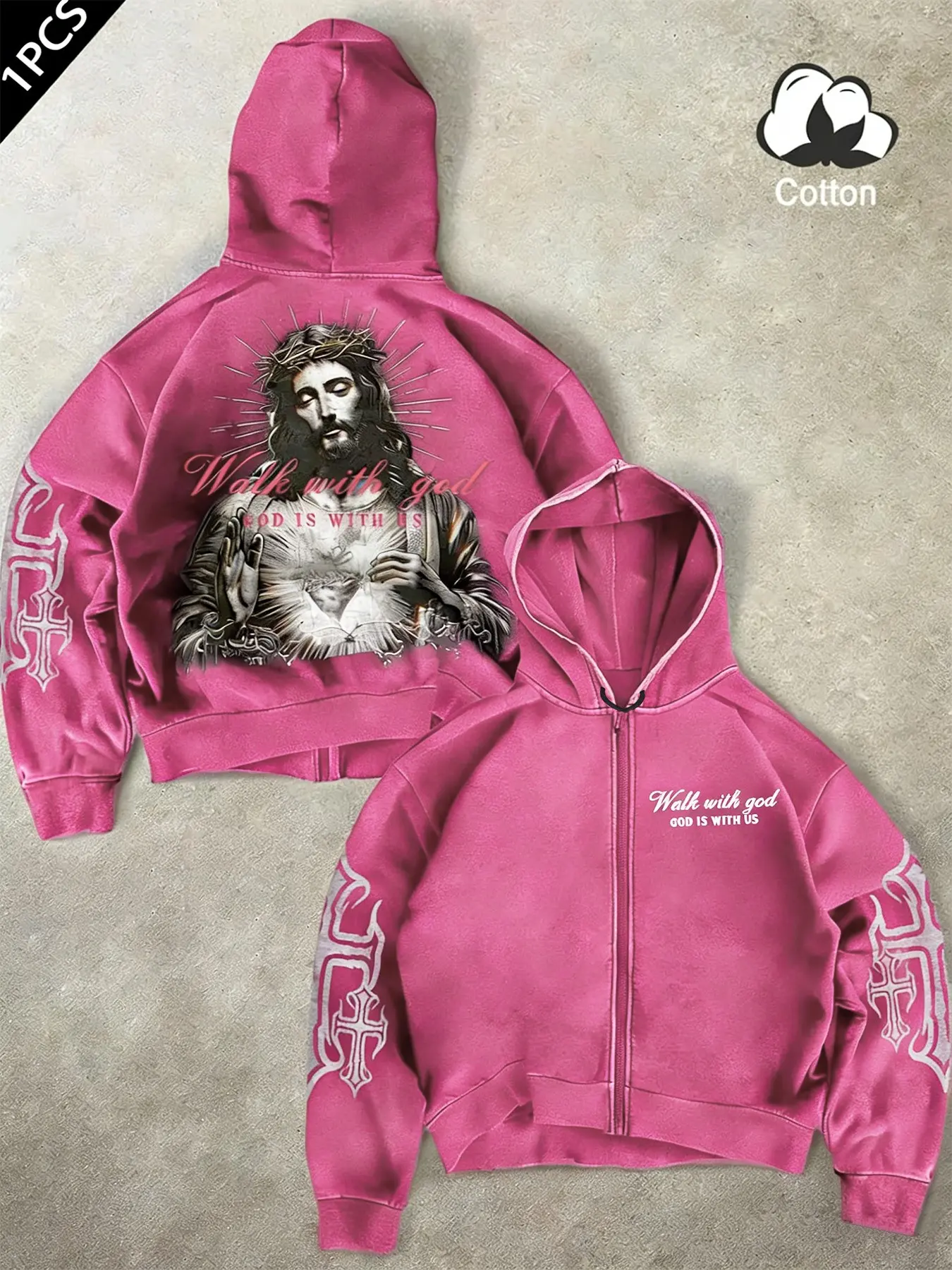 seventeen right here zip up hoodie - TikTok Shop
