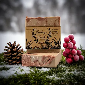 Winter Still | Goat Milk Bar | Handmade Natural Skincare | 4.25 Ounce | Winter Fresh | Curley’s Creek body care products