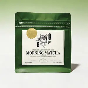 CHALENDAR MORNING MATCHA – Premium Ceremonial Grade Matcha, Pure Green Tea Powder, 1 Pack / 100g,Cold Brew Tea,Hot Brew Tea,1/2/3Pack