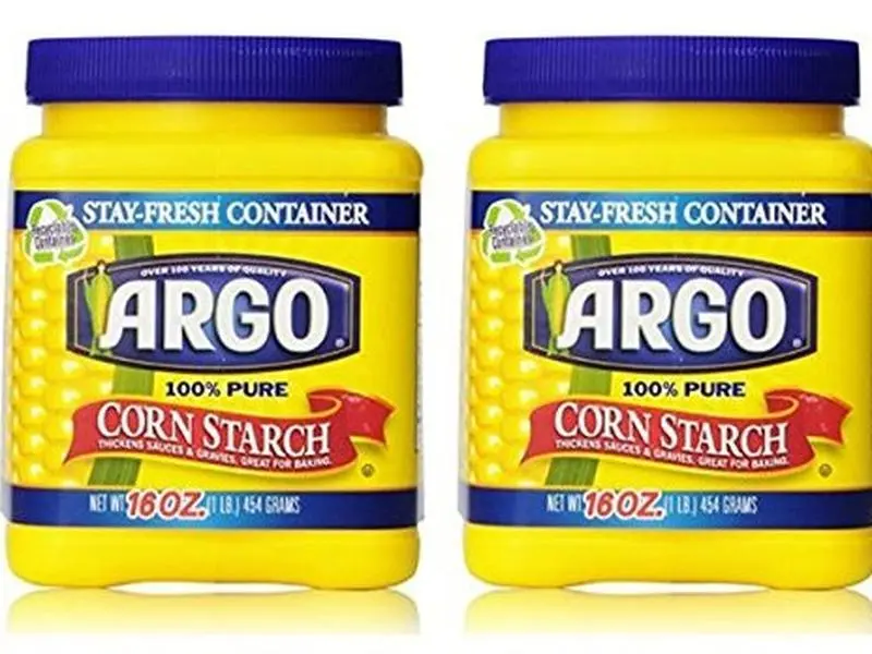 Argo 100% Pure Corn Starch 16 Oz - Pack of 2 Gluten-Free Thickening Powder for Soups, Sauces, Gravies, Baking and Crispy Frying