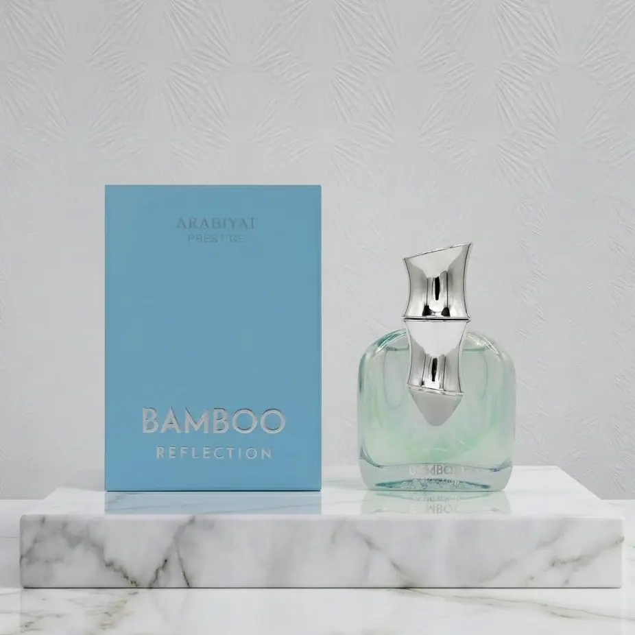 Arabiyat Bamboo Reflection Eau de Parfum, Woody Citrus & Lavender Men's Perfume for Self Care, Aromatic Fragrance, 3.4 fl oz, Aromatic Citrus Woody, Masculine Fragrance, Arab Perfume, Youth, Lemon, Fragrances