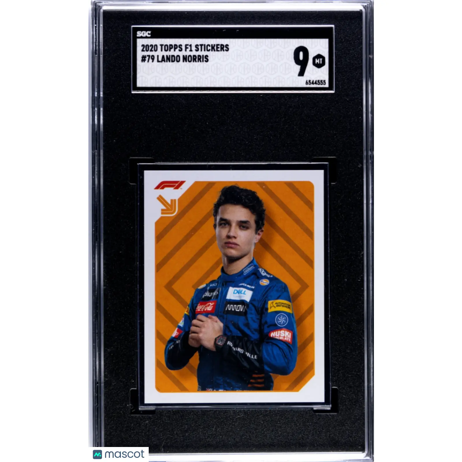 2020 Topps F1 Stickers Lando Norris #79 SGC 9