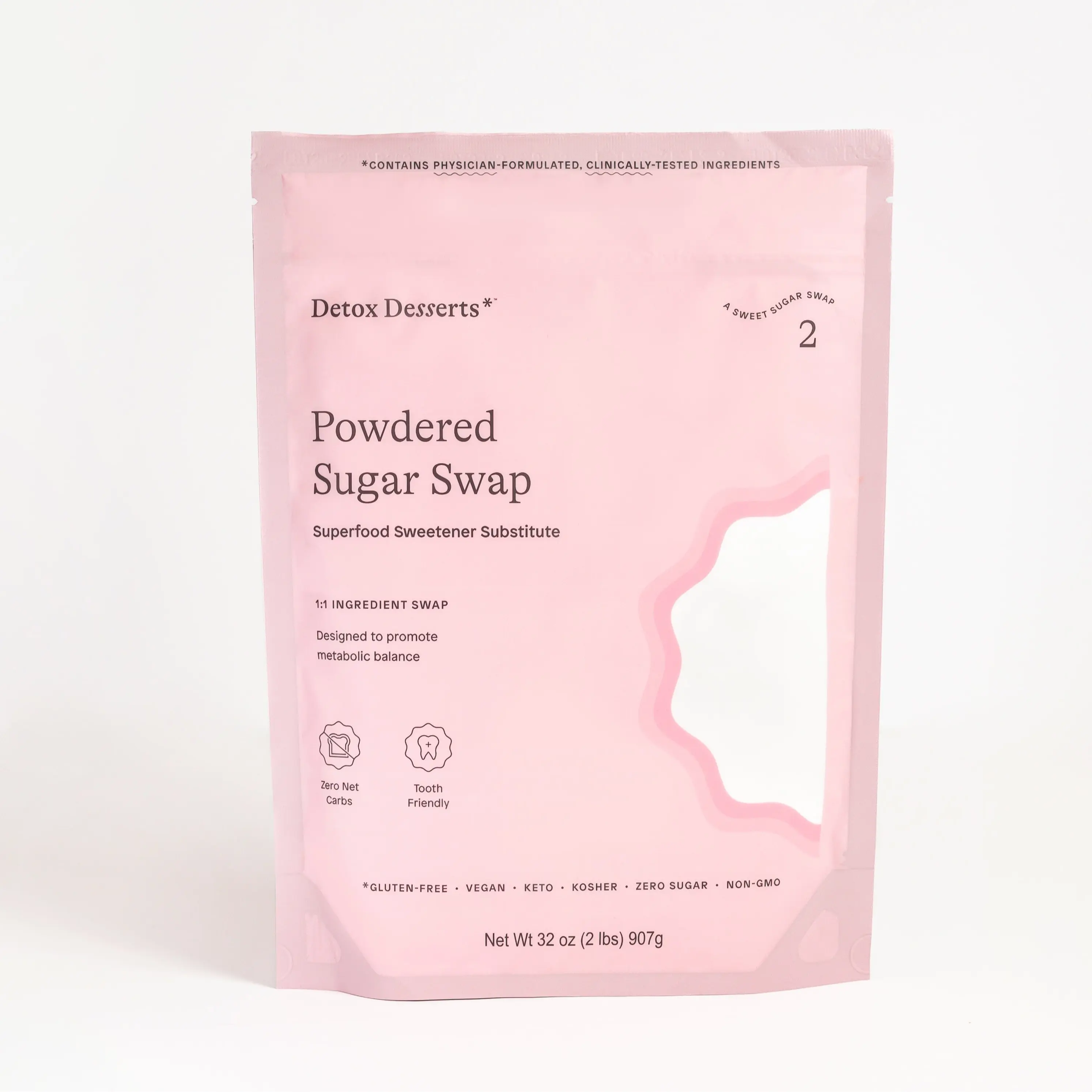 Detox Desserts Powdered Sugar Swap 2 LB
