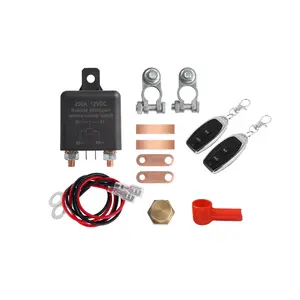 12V Remote Battery Disconnect Switch – Wireless  Power Cut Off for Car Truck RV ATV Boat | Anti-Theft Power Cut Off Device | Prevent Battery Drain | Heavy Duty 200A Quick Easy Install