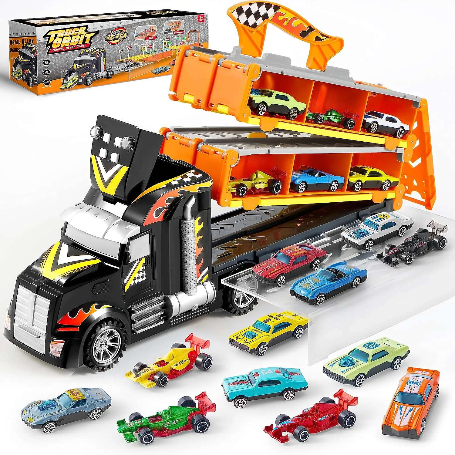 2025 Toys for Kids Die Cast Metal Toy Cars with Lights and Sounds For Kids Outdoor Play Toy Boys TikTokShopBacktoSchool