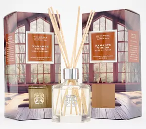 HomeWorx by Slatkin + Co. S/2 Reed Diffusers Namaste Woods HomeWorx by Slatkin + Co. S/2 Reed Diffusers Namaste Woods